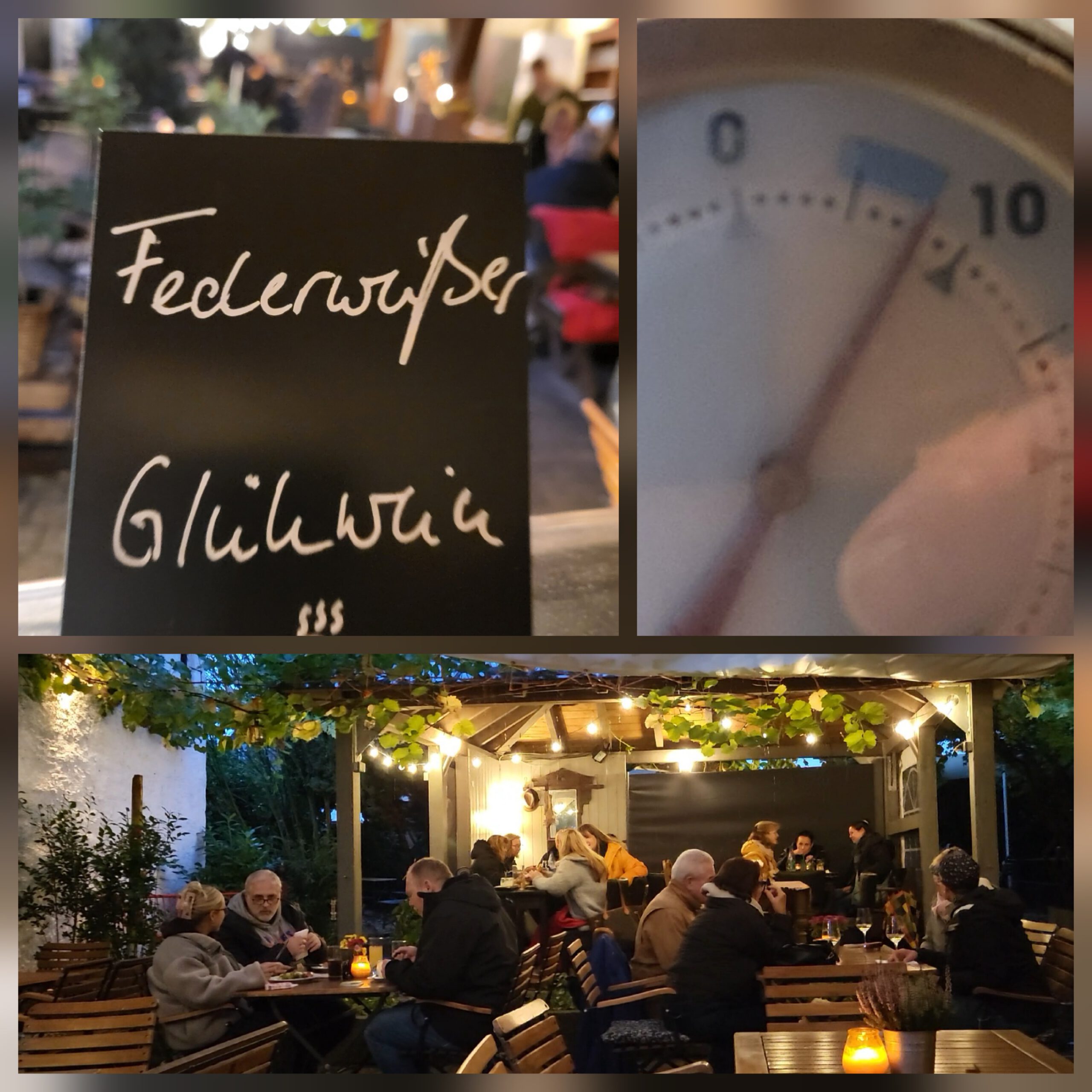Ja, auch bei Suddelwetter wird geöffnet. Mit langen Unterhosen, Kuscheldecke, Glühwein und warmer Suppe auch gemütlich;-)